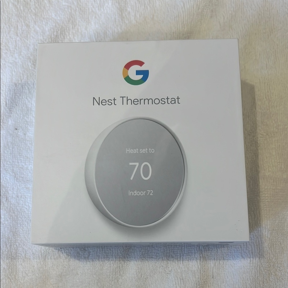 Mirrored Google Nest Thermostat - Silver